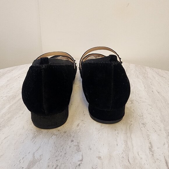 Piso Mary Jane Flat velvet - B020 - Picture 2 of 11